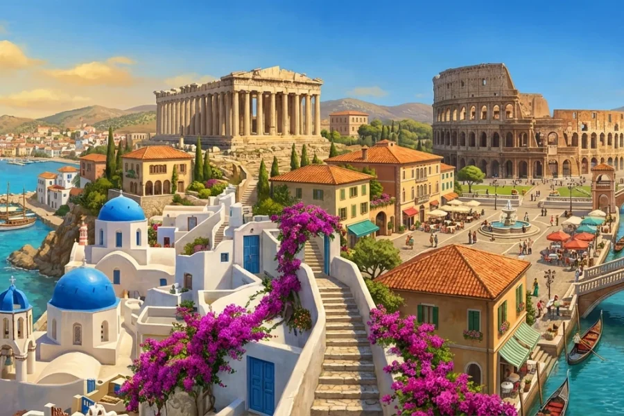 تور یونان – ایتالیا