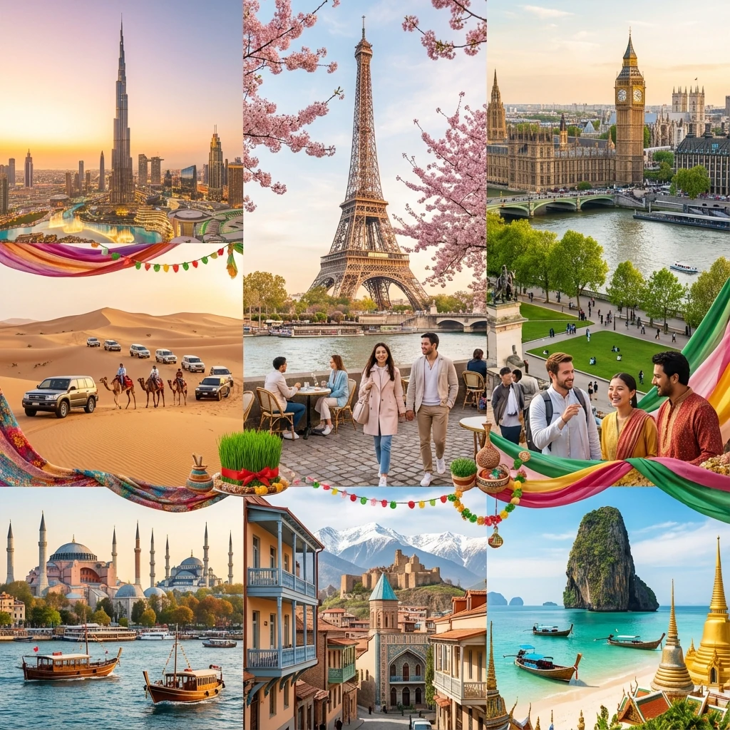 عید کجا بریم مسافرت؟