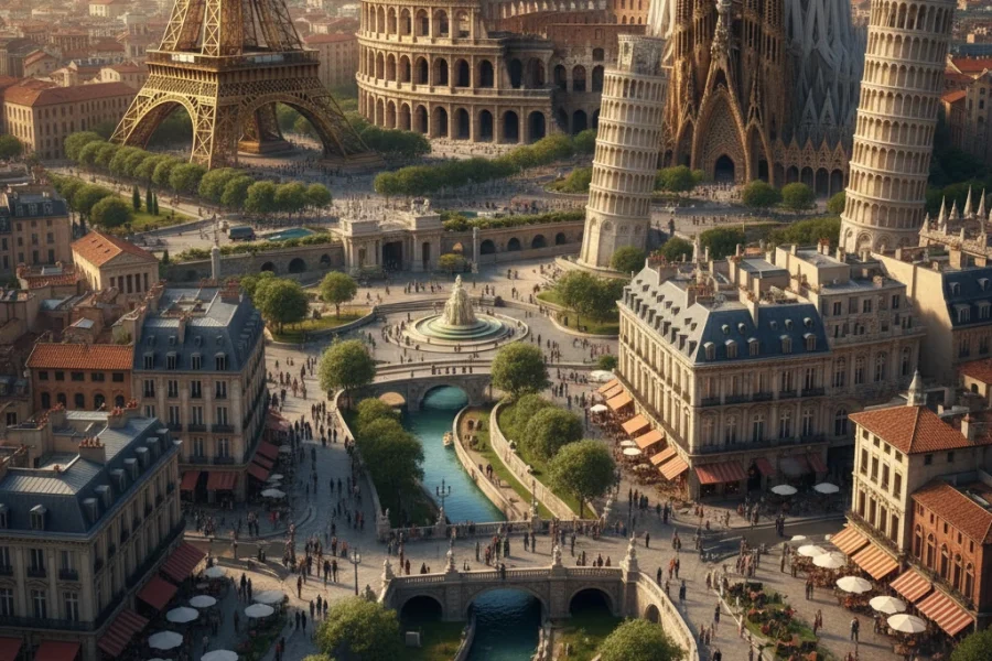 تور اسپانیا – فرانسه – ایتالیا