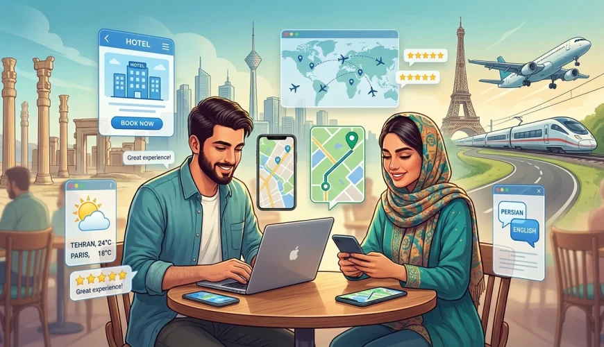 بهترین سایت‌ها و اپلیکیشن‌های مسافرتی برای ایرانیان